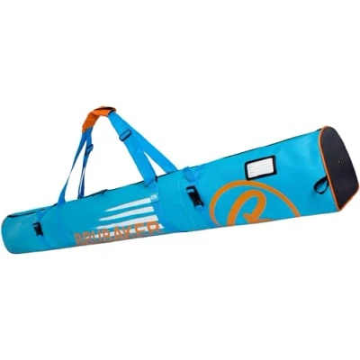 Abbildung von BRUBAKER Skitasche Carver Champion Ski Tasche Blau (Skibag für Skier und Skistöcke, 1 tlg., reißfest schnittfest), gepolsterter Skisack mit Zipperverschluss