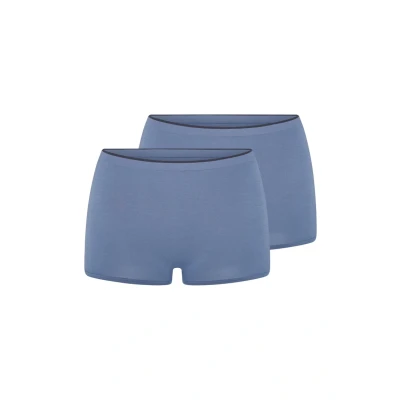 Abbildung von Sloggi 2ER PACK GO Sense Short SLIP Panties, Damen, Größe: Large, Blue shadow