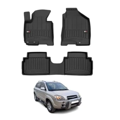 Abbildung von OMAC Gummi Fußmatten kompatibel mit Hyundai Tucson 2009 2015 Premium TPE Automatten 3tlg