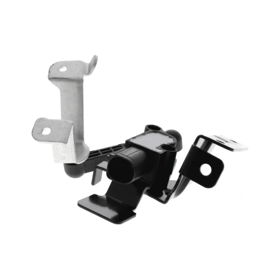 Abbildung von VEMO V10 72 0126 Sensor, Xenonlicht (Leuchtweiteregulierung) Hinterachse links mit Halter Koppelstange VOLKSWAGEN: Golf 7 Variant
