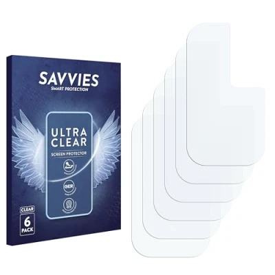 Abbildung von Savvies 6 Stück Schutzfolie für Xiaomi Poco M3 Pro 5G (NUR Kameraschutz) Displayschutz Folie Ultra Transparent