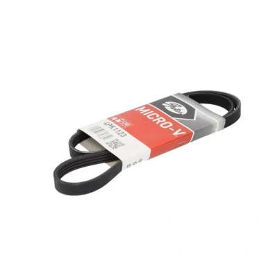 Abbildung von GATES Micro V 4PK1123 Keilrippenriemen 1123 4 Polyester, EPDM (Ethylen Propylen Dien Kautschuk) MITSUBISHI: L200 / Triton IV Pickup, PAJERO 2