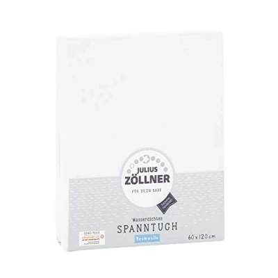 Abbildung von Julius Zöllner 5510020000 Wasserdichtes Spannbetttuch, 60 x 120 cm
