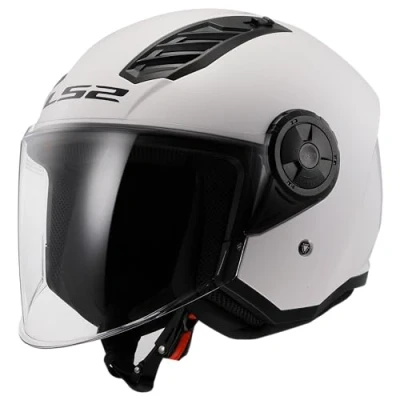 Abbildung von LS2, Jet Motorradhelm Airflow II Gloss White, M