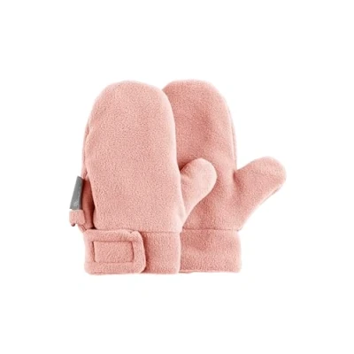 Abbildung von Sterntaler Fäustlinge mit Daumen aus Microfleece Mädchen Baby und Kinder Handschuhe Klettverschluss wärmendem Futter mattrosa, 1