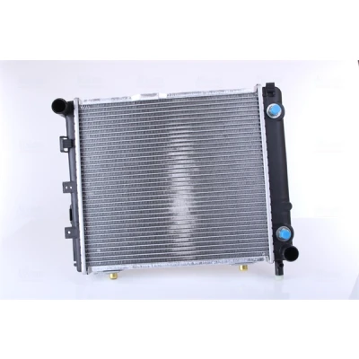 Abbildung von NISSENS 62650 Kühler, Motorkühlung Aluminium 410 370 42 Kühlrippen gelötet MERCEDES BENZ: W124 Coupe, Limousine, T modell