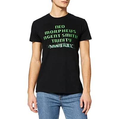 Abbildung von cotton division Herren MEMATRXTS019 t Shirt Damen, Noir, L