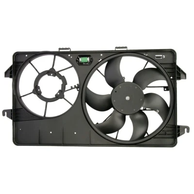 Abbildung von THERMOTEC D8G008TT Lüfter 380, 380 12 282 mit Kühlerlüfterrahmen (Zarge) FORD: Transit Connect Mk1 Kastenwagen