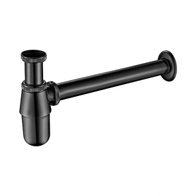 Abbildung von Ibergrif Metall Siphon, Universal Geruchsverschluss für Waschbecken und Waschtisch