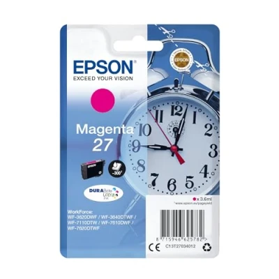 Abbildung von Epson 27 magenta tintenpatrone 3,6ml C13T27034010 original
