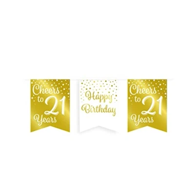Abbildung von Slinger Jubel auf 21 Jahre weiß/Gold 6m