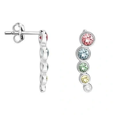 Abbildung von Sofia Milani Zirconia Ohrringe, Damen, Größe: One Size, Silver coloured
