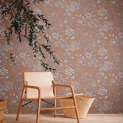 Abbildung von living walls Vliestapete &quot;Metropolitan Stories. Travel Styles. Blumentapete&quot;, matt, Tapete Skandinavisch Skandi Stil Floral