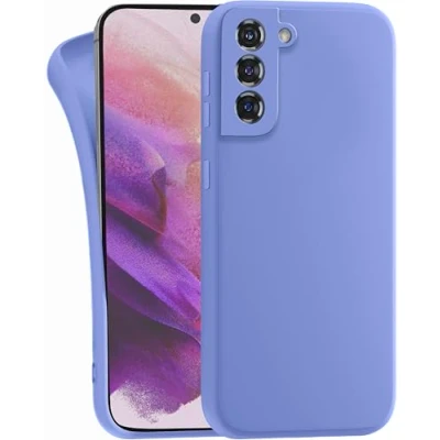 Abbildung von MyGadget Hülle für Samsung Galaxy S21 robuste Silikon Schutzhülle TPU Case Slim Silikonhülle Back Cover Kratzfest Handyhülle Matt Blau