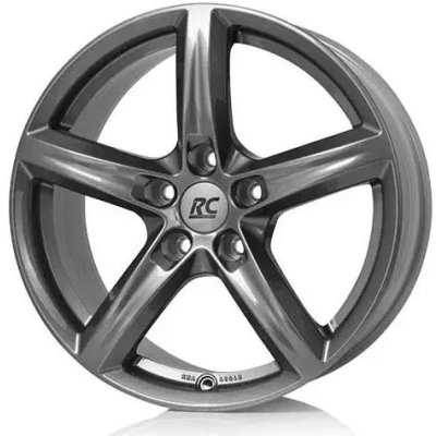 Abbildung von RC Design 5 loch 15Zoll 112mm Alufelge RC24 titan metallic lackiert 0620070023 Felge