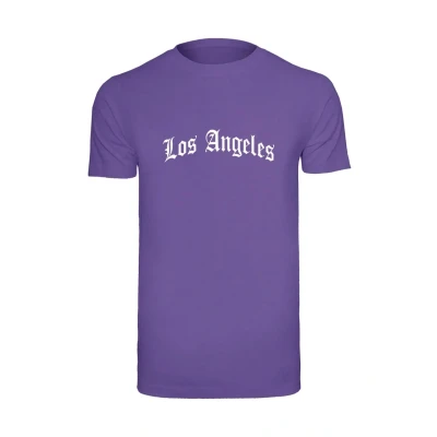 Abbildung von Mister Tee LOS Angeles Wording Tshirt print, Herren, Größe: Large, Ultraviolet