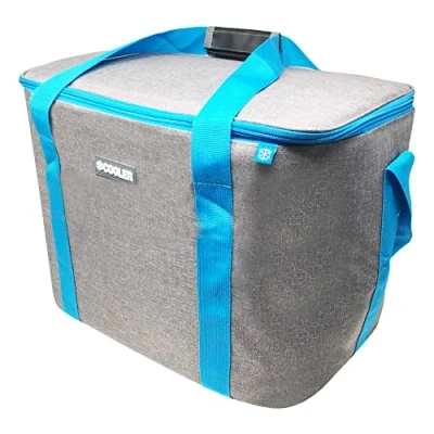 Abbildung von ToCi Kühltasche Kühlbox Picknick Isoliertasche Camping 36 Liter Grau