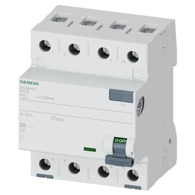 Abbildung von Siemens FI Schutzschalter 4polig 40 A 400 V 5SV3644 6 (5SV3644 6)
