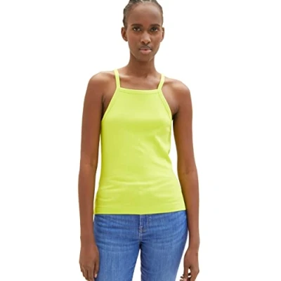 Abbildung von TOM Tailor Denim TANK Top, Damen, Größe: XS, Neon lime