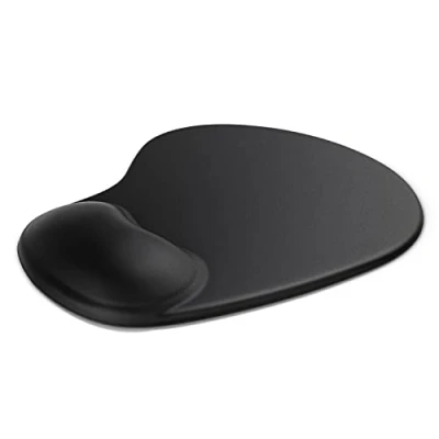 Abbildung von Gel Mauspad ergonomische Handgelenkauflage Office Komfort Mousepad Handgelenkpolster Handauflage Gelkissen Gelpolster Maus und Tastatur für Computer Laptop Notebook Schwarz