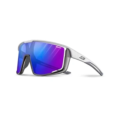 Abbildung von Julbo Unisex Furia Sonnenbrille, Weiß/Grau (Tryearslu Matte Gray), M