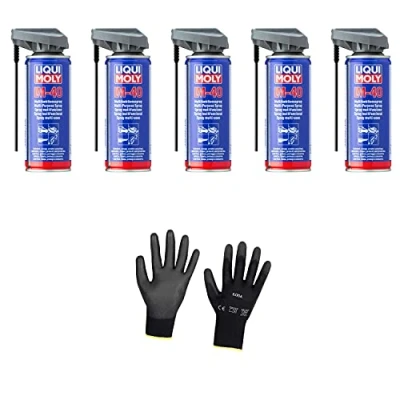Abbildung von Iloda 5xOriginal Liqui Moly 200ml LM 40 Multifunktionsspray 3390 Schutzhandschuhe