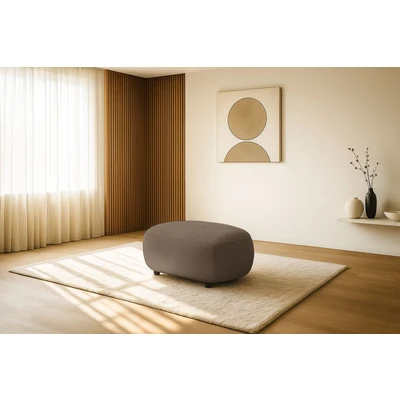 Abbildung von andas Polsterhocker Ostrup, schlichtes modernes Design, in verschiedenen Farben
