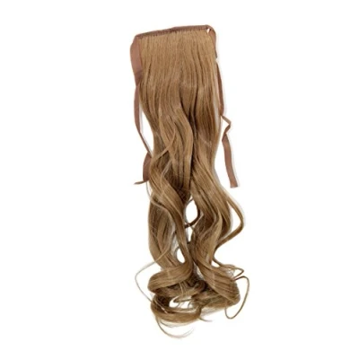Abbildung von WIG ME UP YZF TC18 22 Haarteil ZOPF Blond wellig 45cm Band Haar Klammer Haarverlängerung
