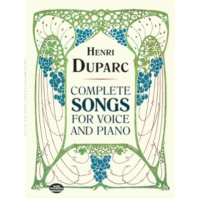 Abbildung von Henri Duparc Complete Songs For Voice And Piano High Vce (Dover Song Collections)
