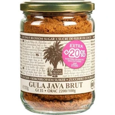 Abbildung von Amanprana Gula Java Kokosblüten Zucker Brut grob Bio 370g