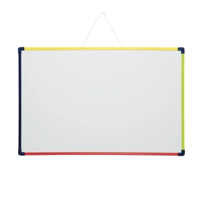 Abbildung von MAUL Whiteboard MAULfun 38,5x58,5cm Tragbares zum Aufhängen Bunte Tafel Beschriften Beidseitig beschreibbare Magnettafel Praktische Magnetwand für Büro Mehrfarbig