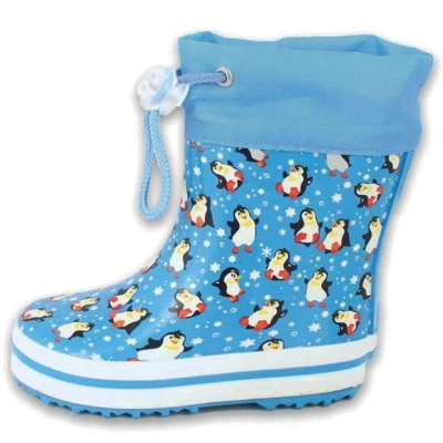 Abbildung von Beck Pinguine Gummistiefel für Kinder, Größe: 26, Blau Schuhe
