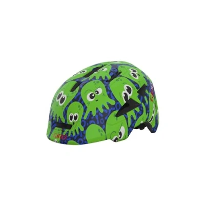 Abbildung von Giro Unisex Jugend Scamp II Helme, Matte Midnight/Bright Green Inked, XS