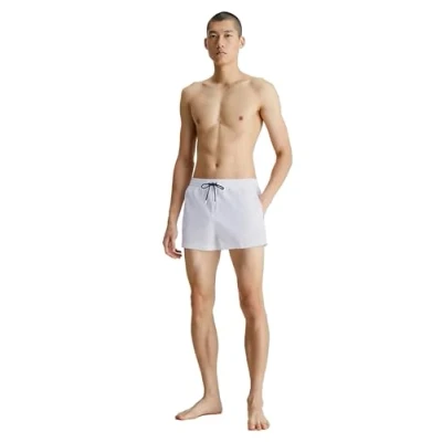 Abbildung von Calvin Klein Swimwear Badeshorts, Herren, Größe: XL, Classic white