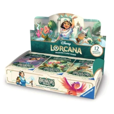 Abbildung von Ravensburger Sammelkarte Lorcana Archazias Insel BoosterDisplay (Deutsch)