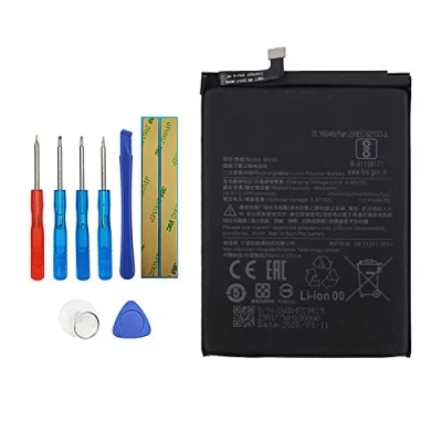 Abbildung von Vvsialeek BN55 Ersatz Akku Kompatibel Für MI redmi Note 9S M2003J6A1G with Free Toolkit