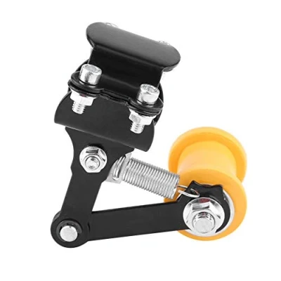 Abbildung von Madezz Motorrad Kettenspanner, Einstellbarer Spanner kettenspanner Kettensätze Bolt On Roller Geändertes Zubehör Universal Tool (Kettenspanner/Schwarz)