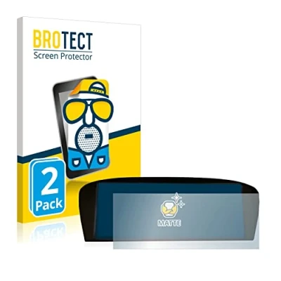 Abbildung von BROTECT Entspiegelungs Schutzfolie für BMW E91 320d CiC Professional (2 Stück) Matte Displayschutz Folie, Anti Reflex, Fingerprint
