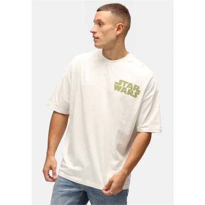 Abbildung von Re:Covered STAR WARS ICON Sketch Group Tshirt print, Größe: XL, Ecru