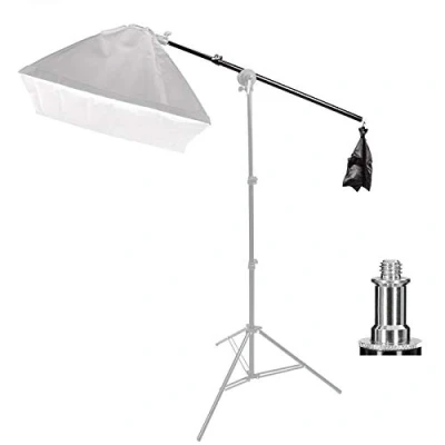 Abbildung von Pyxelstudio Auslegerarm Verlängerungsgriff Arm mit Sandsack für Lichtständer, Reflektor etc 140cm