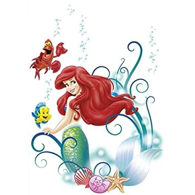 Abbildung von Komar Wandtattoo &quot;Arielle&quot;, (9 St.), 50x70 cm (Breite x Höhe), selbstklebendes