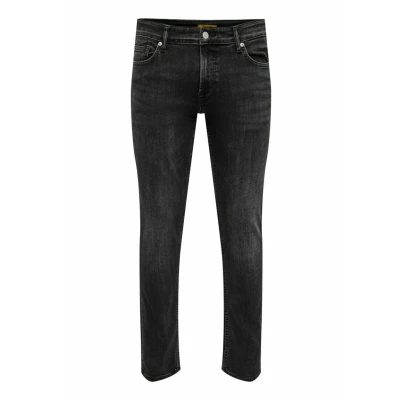 Abbildung von Only &amp; Sons Jeans Slim Fit, Herren, Größe: 28x32, Washed black