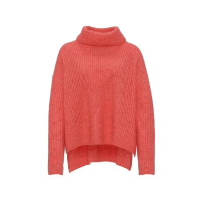 Abbildung von Opus Parja SLIT Strickpullover, Damen, Größe: Medium, Watermelon