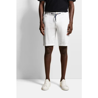Abbildung von bugatti Bermuda MIT Kordelzug Shorts, Herren, Größe: 48, Weiß
