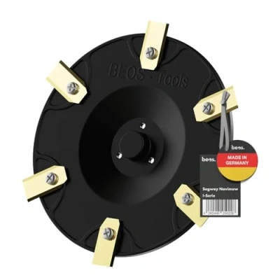 Abbildung von BEOS® Premium Mähroboter Tuning Messerteller Für 6X Klingen Segway Navimow i Serie glasfaserverstärkte Messerscheibe Ø 165 mm Drehscheibe kompatible mit i105 i108 i110n