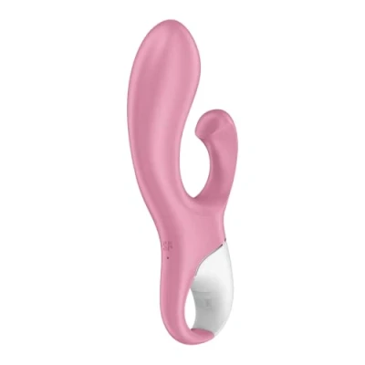 Abbildung von Satisfyer, Vibrator, Rabbitvibrator, &#039;Air Pump Bunny 2&#039;, 20 cm, hautfreundliches Material, wiederaufladbar, aufblasbarer Schaft