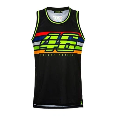 Abbildung von Valentino Rossi Muskelshirt Classic,Unisex,XS S,Schwarz