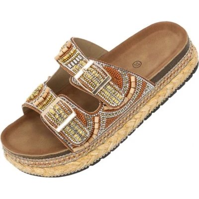 Abbildung von Palado by Sila Sahin Luberos Pantolette flach, Damen, Größe: 41, Camel Schuhe