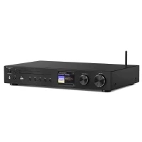 Abbildung von MASTER Soundmaster CD Receiver mit Internetradio in Schwarz. (Tuner für UKW/DAB+, keine)