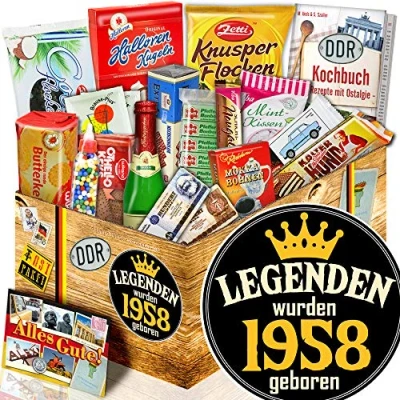 Abbildung von Legenden 1958 Geschenk Set Süß DDR Geschenke